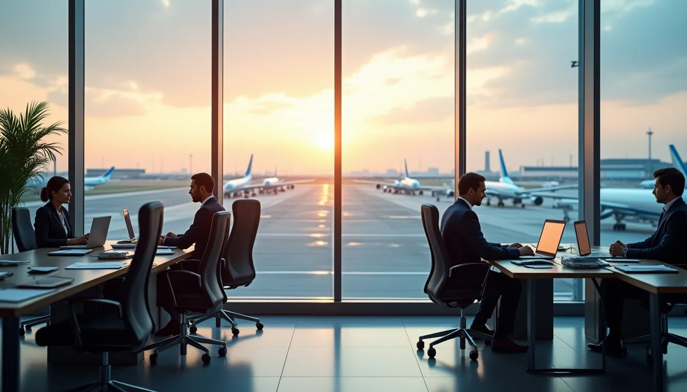 Arbeiten am Flughafen: Warum Büros in Flughafennähe für moderne Geschäftsreisende attraktiv sind